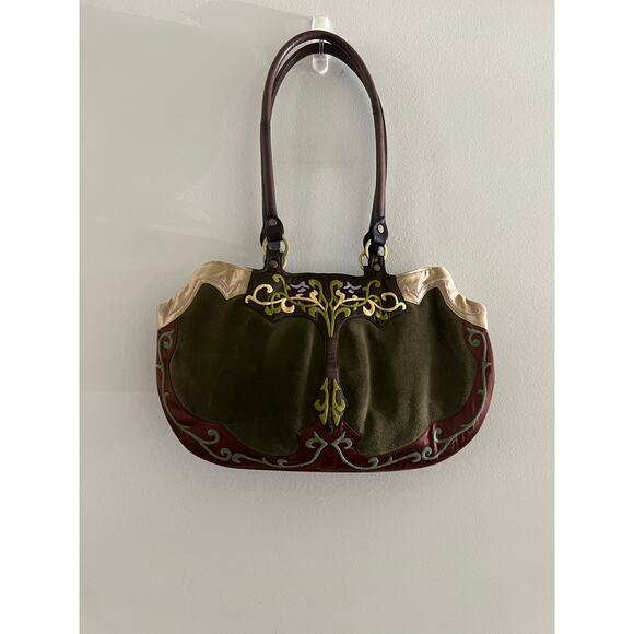 JL Lane Vintage Handbag Artsy Boho Design JL - Picture 4 of 10
